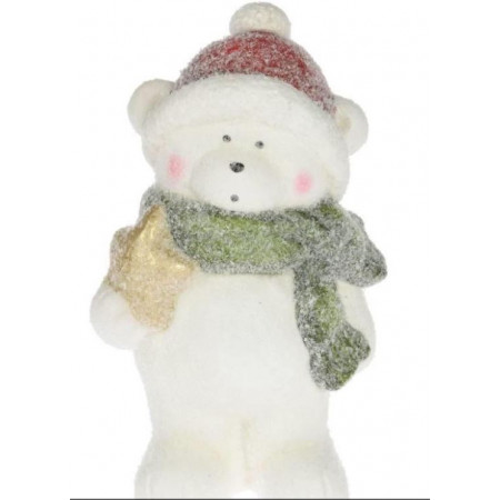 FIGURA UKRASNA MEDA KERAMIČKI 20CM APF477930 