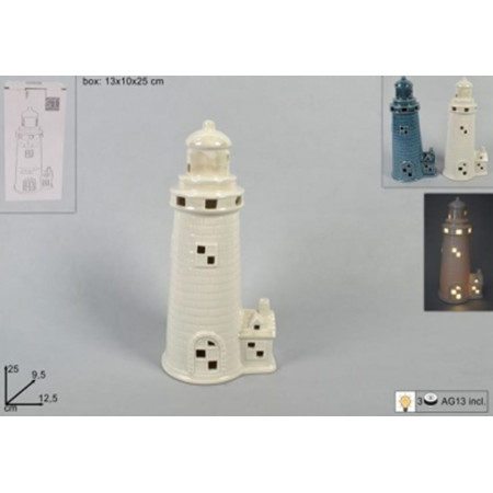 DEKORATIVNA FIGURA SVETIONIK SA SVETLOM NA BATERIJE 25CM CA007828 