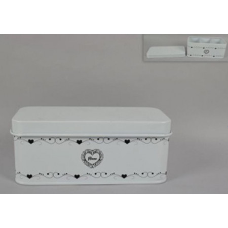 KUTIJA SA POKLOPCEM METALNA HOME MO000444 