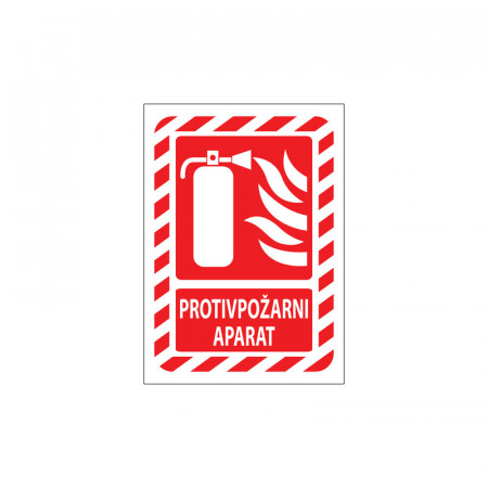 NALEPNICA A7 PROTIVPOŽARNI APARAT 4/1 OCTOPUS UNL-1858 