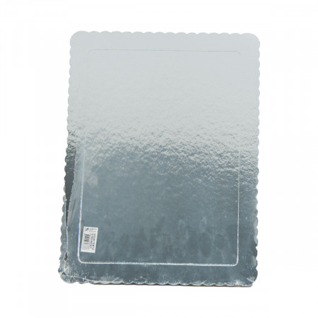 PODMETAČ ZA TORTU SILVER 40X30 2/1 