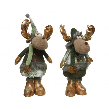 NOVOGODIŠNJA FIGURA IRVAS 20X20X52CM ZELENI 521761 