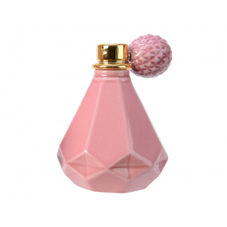 SVEĆNJAK KERAMIČKI 12X11.5X15CM PINK 523870 