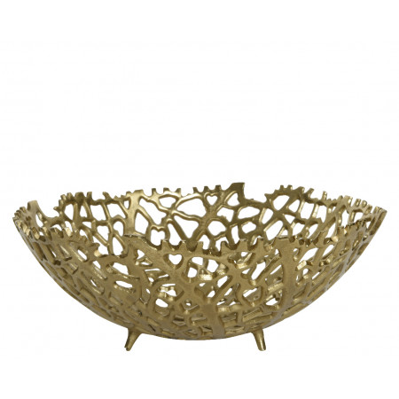 ČINIJA ALUMINIJUMSKA ZLATNA 26X26X11CM 608024 