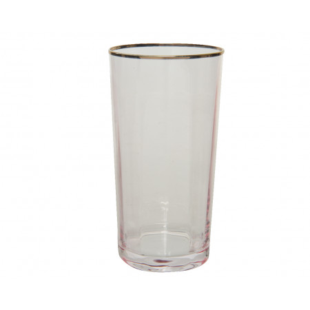 ČAŠA STAKLENA ROZA 7.5X14.6CM 608287 