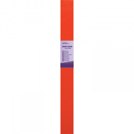 PAPIR KREP 50x200cm CRVENI UNI-LINE UNL-0415 