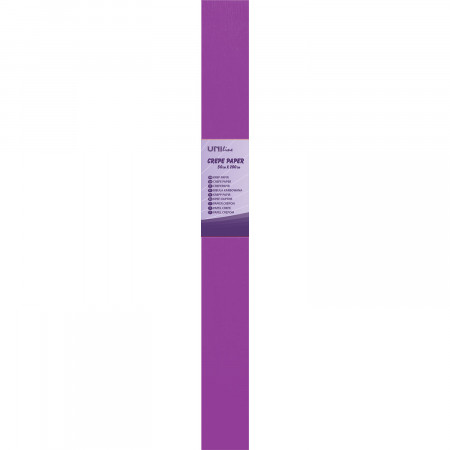 PAPIR KREP 50x200cm LJUBIČASTI UNI-LINE UNL-0415 