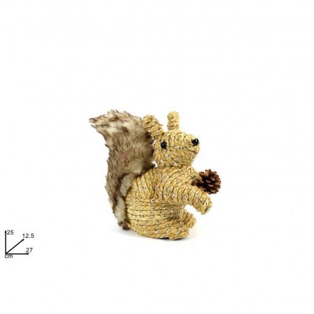 NOVOGODIŠNJA FIGURA VEVERICA 25CM RO010803 