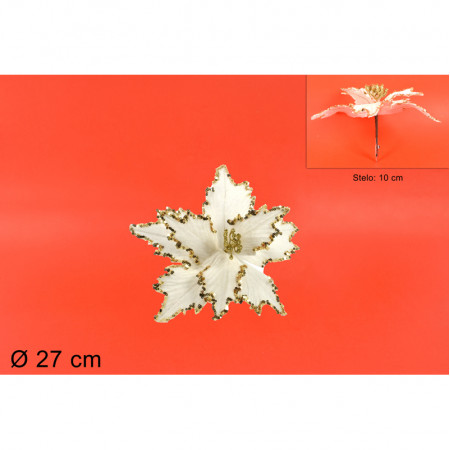 CVET UKRASNI ZLATNI VELUR 27CM MO003383A 