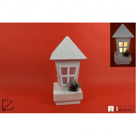 FENJER DEKORATIVNI BELI GLITER 34.5CM GI008980A 