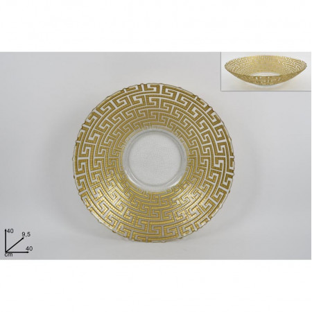 ČINIJA DEKORATIVNA 40CM ZLATNA CM003364 