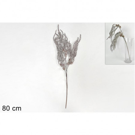 GRANA DEKORATIVNA 80CM SREBRNA RO010596 