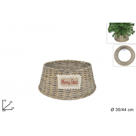 KORPA PLETENA ZA JELKU 35X18CM NATUR AL004140 