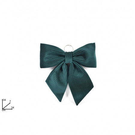 UKRASNA MAŠNA 34CM ZELENA VELUR MN002433E 