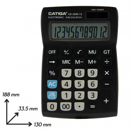 KALKULATOR 12 MESTA CATIGA CD-2696-12 