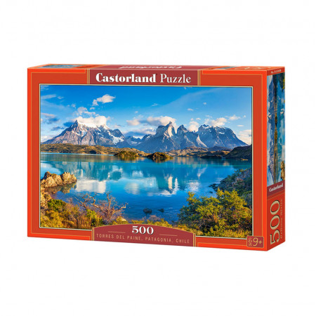 PUZZLE 500 DELOVA B-53698 TORRES DEL PAINE PATAGONIA CASTORLAND 