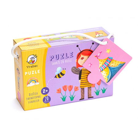 PUZZLE MASKENBAL ZA DECU TODDLER VRABAC 