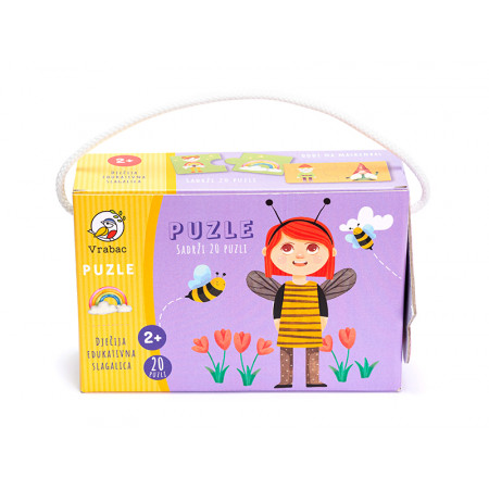 PUZZLE MASKENBAL ZA DECU TODDLER VRABAC 
