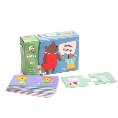 PUZZLE RODITELJI I DECA ZA DECU TODDLER VRABAC 