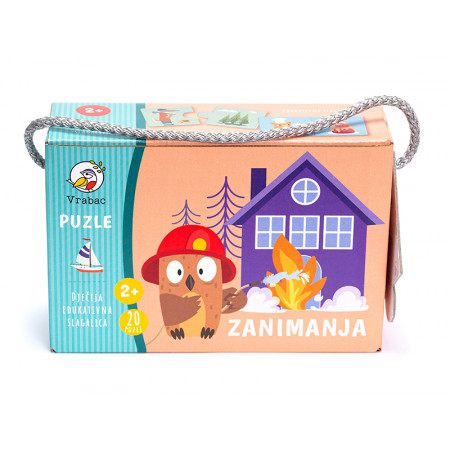 PUZZLE ZANIMANJA ZA DECU TODDLER VRABAC 