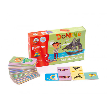 DRUŠTVENA IGRA DOMINE MASKENBAL TODDLER TIME VRABAC 