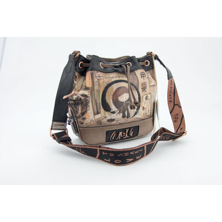 TORBA NA RAME ANEKKE 37713-243 SHOEN BLACK 