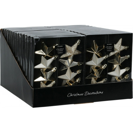 NOVOGODIŠNJI UKRAS ZVEZDA 6.5CM STAR LIGHT CAN219090 