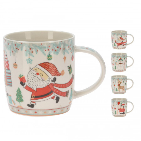 ŠOLJA NOVOGODIŠNJA PORCELAN 370ML 480910430 