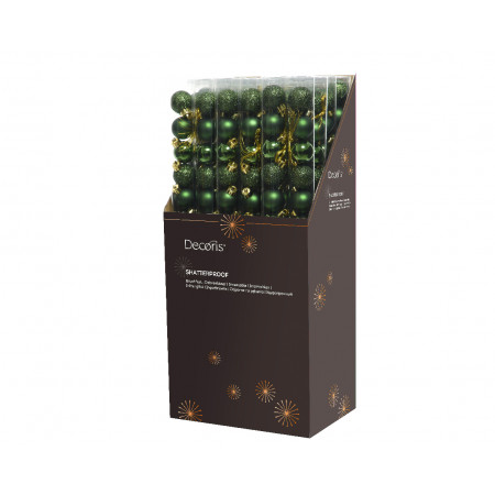 KUGLA NOVOGODIŠNJA 14/1 3CM ZELENA 020467 