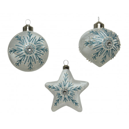 UKRAS NOVOGODIŠNJI 8CM PLAVI MIST 061029 