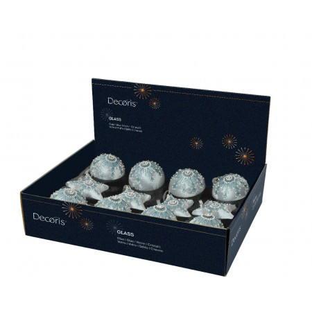 UKRAS NOVOGODIŠNJI 8CM PLAVI MIST 061029 