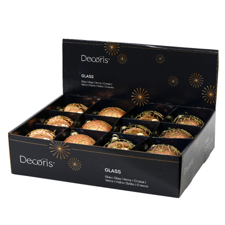 KUGLA NOVOGODIŠNJA 8CM MIX 070291 