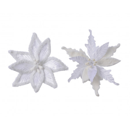 CVET DEKORATIVNI 30X4CM BELI 629502 