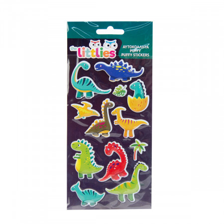 STIKERI PUFFY 10X22CM DINOSAUR THE LITTLIES 000646919 