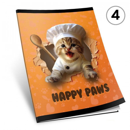 SVESKA A4 ČISTA 52L HAPPY PAWS 80g OCTOPUS UNL-2153 
