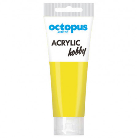 BOJA AKRILNA 75ML OCTOPUS HOBBY LEMON YELLOW 215 UNL-2344 