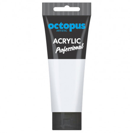 BOJA AKRILNA 75ML OCTOPUS PROFESSIONAL TITANIUM WHITE 104 UNL-2314 