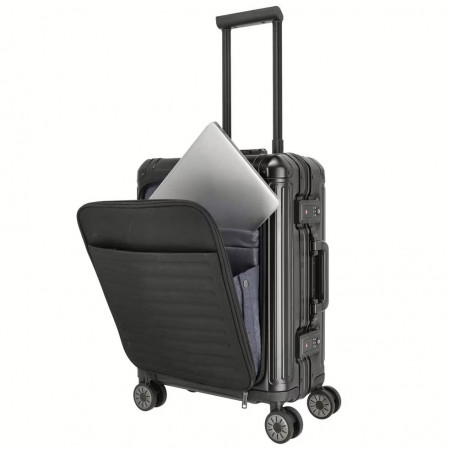 KOFER PUTNI TRAVELITE NEXT 4W TROLLEY S W/FRONTPOCKET BLACK 079946-01 