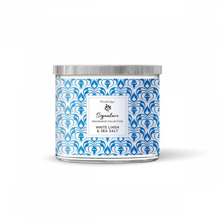 SVEĆA MIRISNA 410g WHITE LINEN & SEA SALT WTT017 WOODBRIDGE 