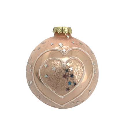 KUGLA NOVOGODIŠNJA STAKLENA 8CM UNL-10011 