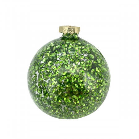 KUGLA NOVOGODIŠNJA STAKLENA 8CM UNL-10037 
