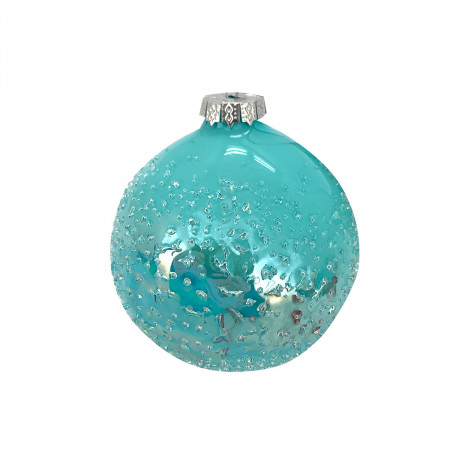 KUGLA NOVOGODIŠNJA STAKLENA 8CM UNL-10072 