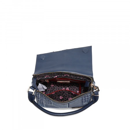 TORBA NICOLE LEE JS17044 DENIM PATCH FW2024 
