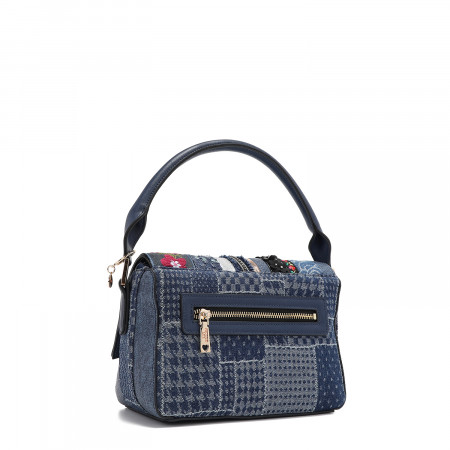 TORBA NICOLE LEE JS17044 DENIM PATCH FW2024 