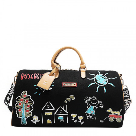 TORBA PUTNA NIKKY NK12837 BLACK FW2024 