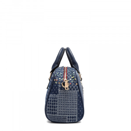 TORBA NICOLE LEE JS17045 DENIM PATCH FW2024 