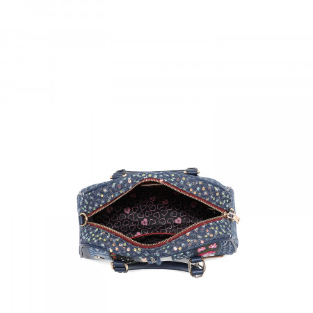 TORBA NICOLE LEE JS17045 DENIM PATCH FW2024 
