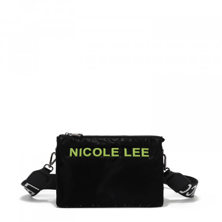 TORBA NICOLE LEE P17013 BLACK FW2024 