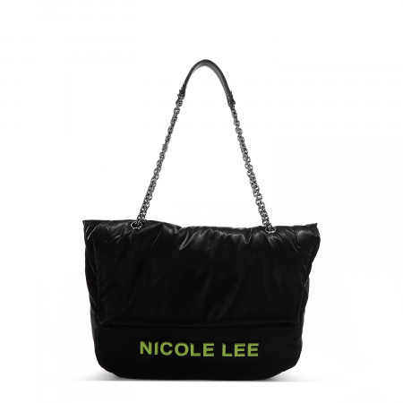 TORBA NICOLE LEE P17016 BLACK FW2024 