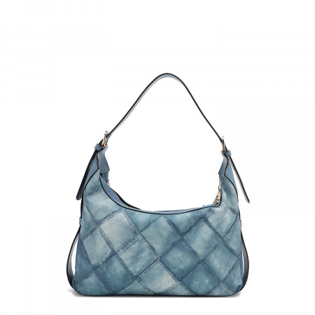 TORBA NICOLE LEE P17092 BLUE CHAIN FW2024 